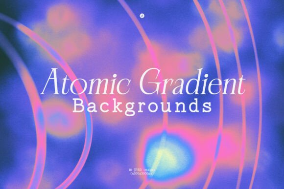 Atomic Gradient Backgrounds: A Fusion of Color and Energy