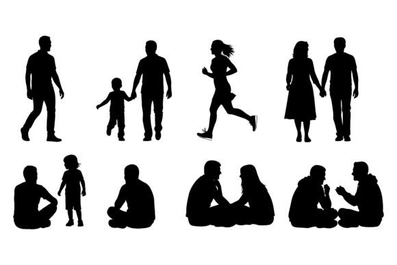 Bringing Life to Layouts: The Power of People Silhouettes