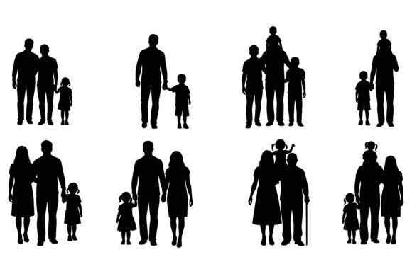 Capturing Connection: The People in Various Family Groups Set