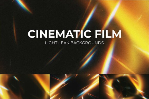 Elevate Your Visuals with Cinematic Film Light Leak Backgrounds