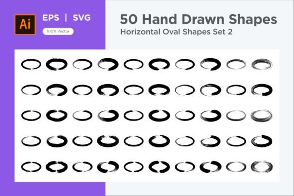 Exploring the Horizontal Oval Shape 50_Set V 2 Collection