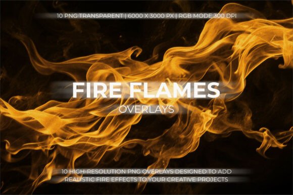 Ignite Your Visuals with Fire Flames Overlays