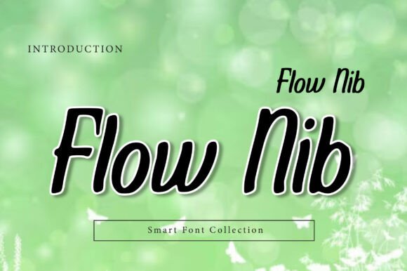 The Flow Nib Typeface: Capturing Fluid Motion in Your Designs