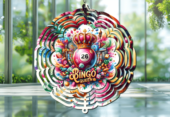 Transform Your Garden with the Lucky 26 Bingo Queen Slot Wind Spinner