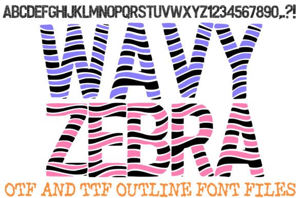 Wavy Zebra: The Display Font That Makes Text Move